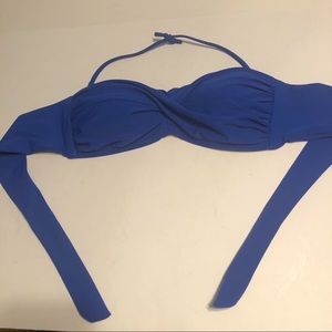 Bandeau Bikini Top Royal Blue with optional strap